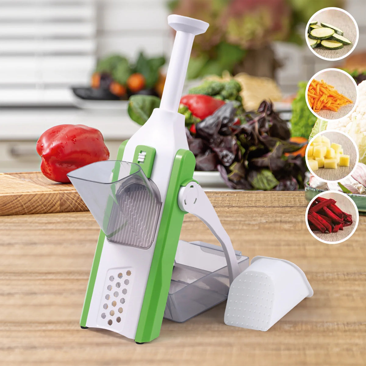 Cortador de Verduras 4 en 1 – Multifunción